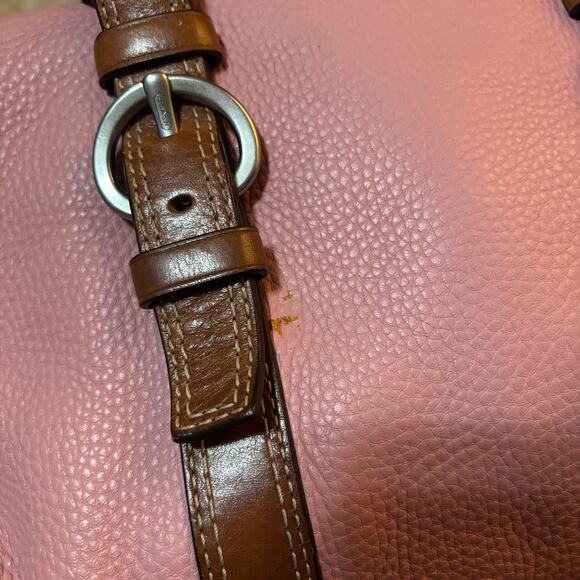 Coach Pebbled Pink Chelsea Satchel 10887 - Picture 8 of 10